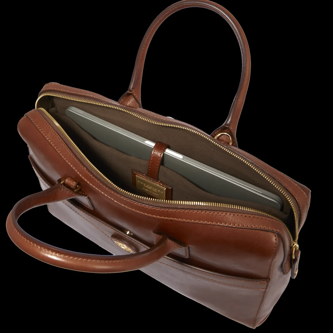 Borsa in pelle porta pc da donna