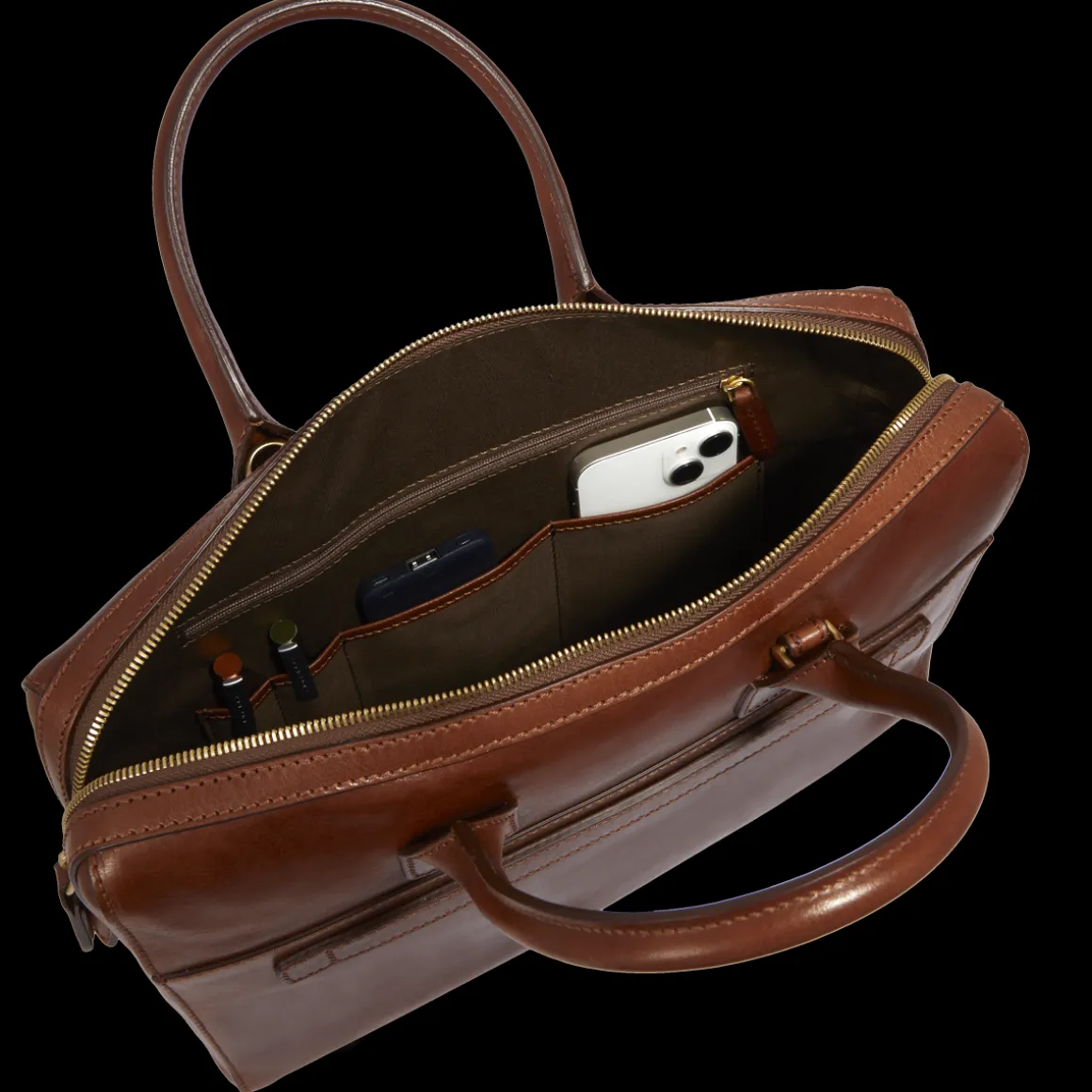 Borsa in pelle porta pc da donna