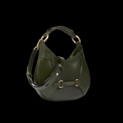 Borsa pelle donna piccola con tracolla removibile
