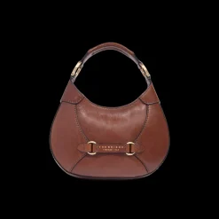 Borsa pelle donna piccola con tracolla removibile