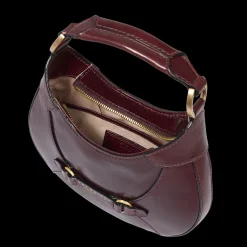 Borsa pelle donna piccola con tracolla removibile