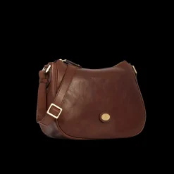 Borsa pelle tracolla e zip