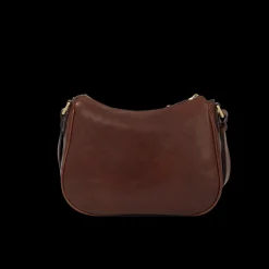 Borsa pelle tracolla e zip