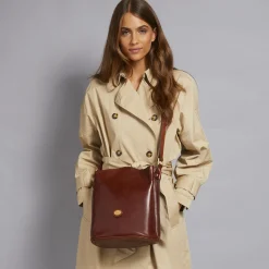 Borsa secchiello pelle