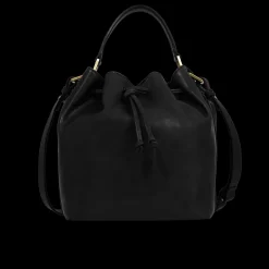 Borsa secchiello pelle con tracolla