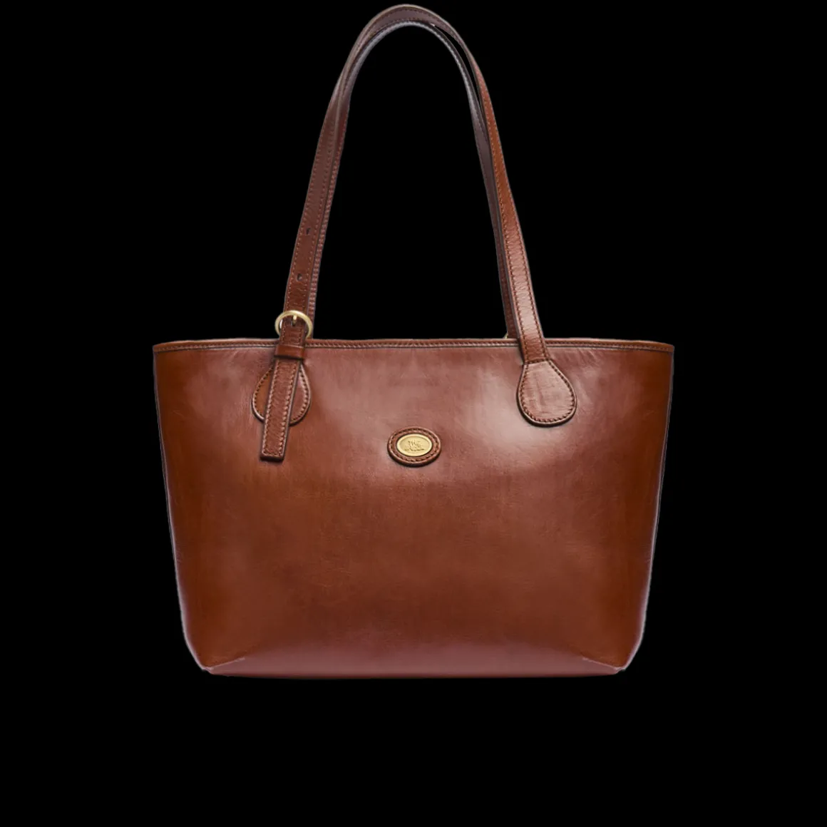 Borsa shopper pelle chiusa con zip
