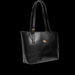 Borsa shopper pelle chiusa con zip