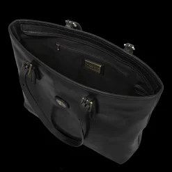 Borsa shopper pelle donna con zip