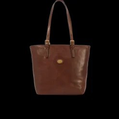 Borsa shopper pelle donna con zip