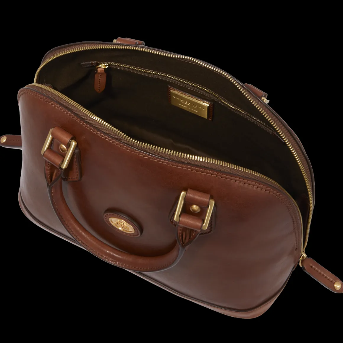 Borsa shopper pelle donna con zip