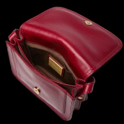 Borsa tracolla in pelle a scomparti small size