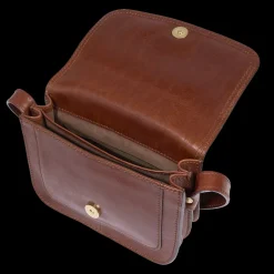 Borsa tracolla in pelle a scomparti small size