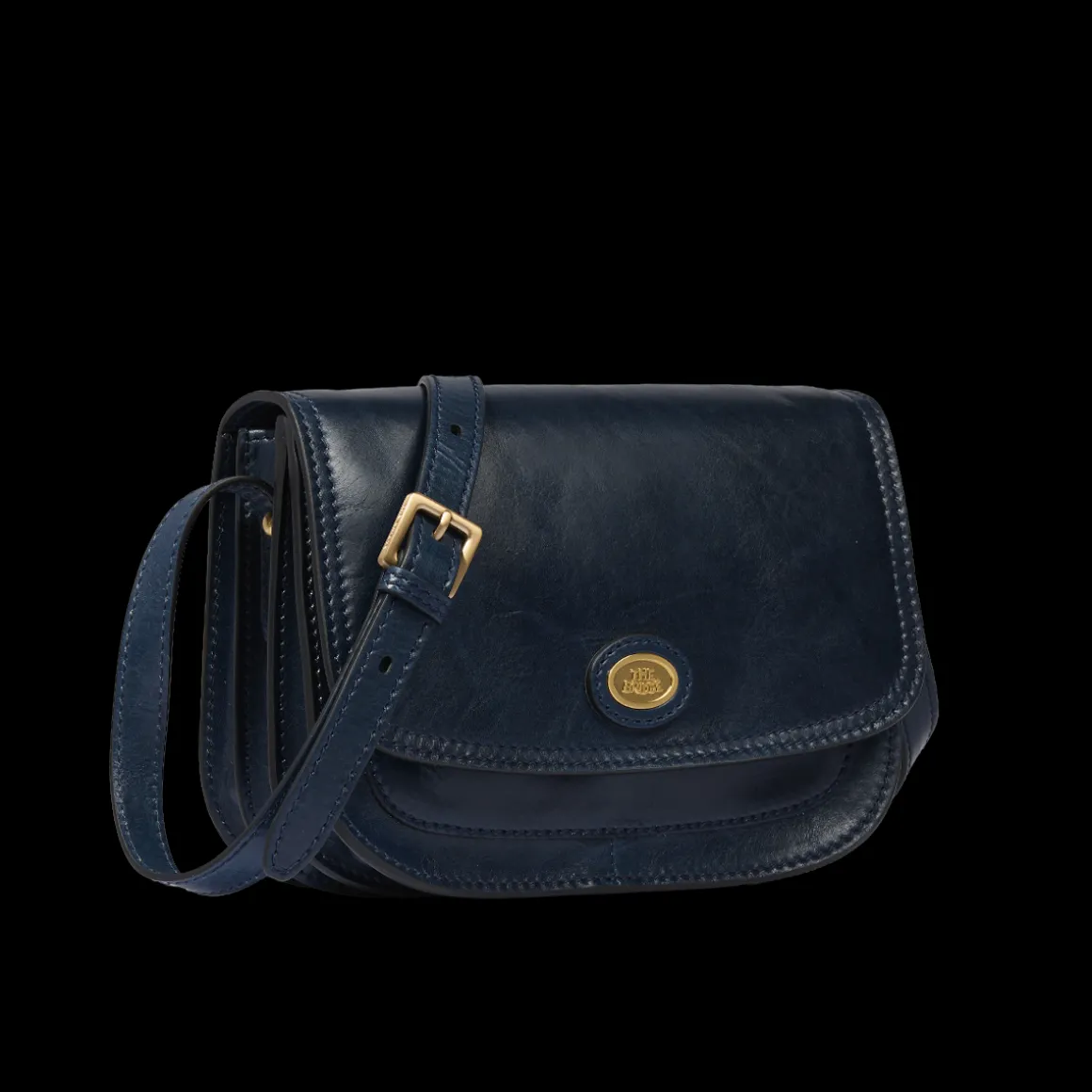 Borsa tracolla in pelle a scomparti