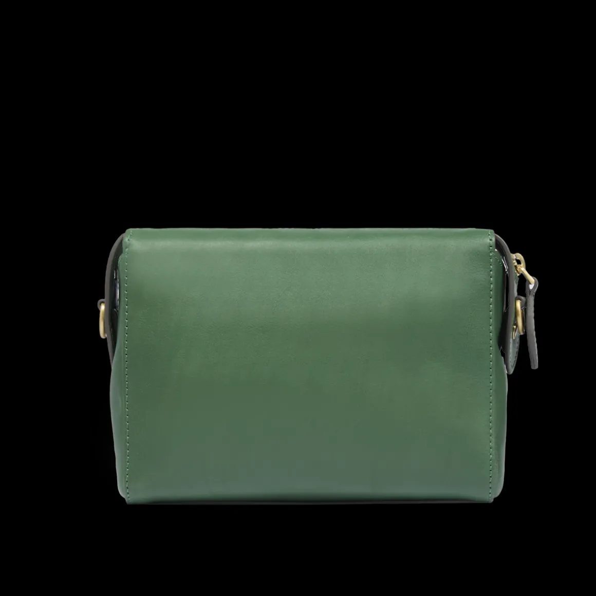 Borsa tracolla in pelle con tasca frontale