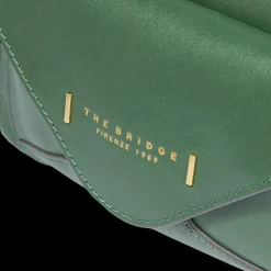 Borsa tracolla in pelle con tasca frontale