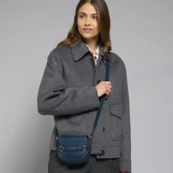 Borsa tracolla in pelle compatta