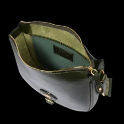 Borsa tracolla in pelle donna con chiusura zip