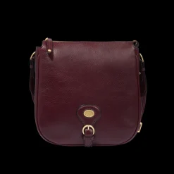 Borsa tracolla in pelle donna con chiusura zip