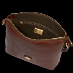 Borsa tracolla pelle chiusa con zip
