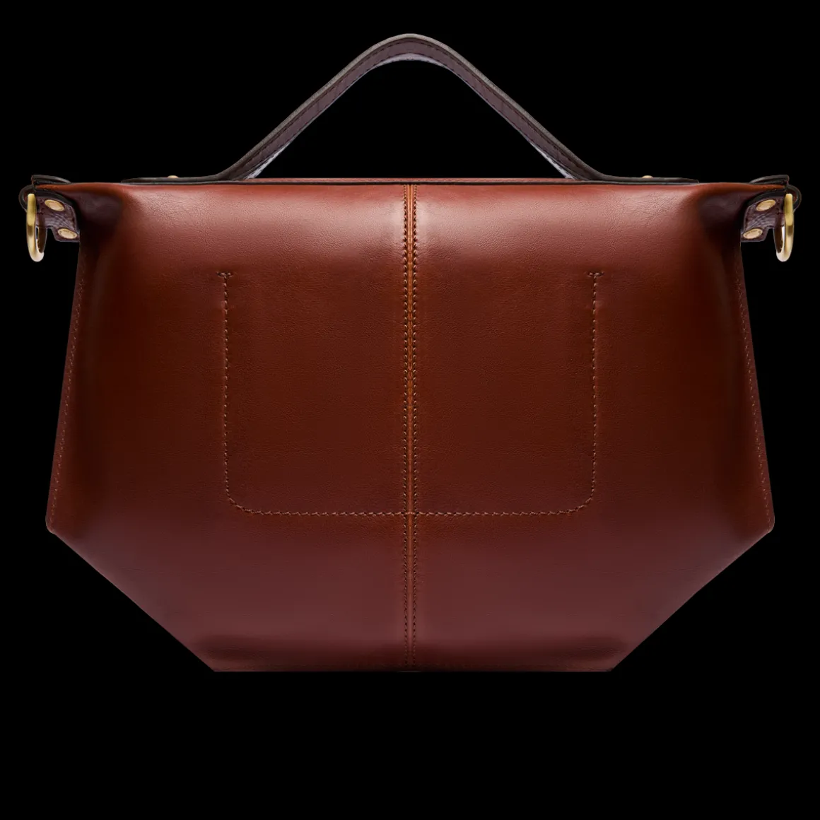 Borsa tracolla pelle chiusa con zip taglia m