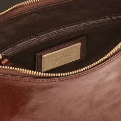 Borsa tracolla pelle chiusa con zip