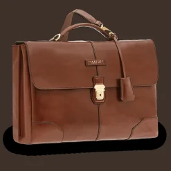 Cartella di pelle uomo porta pc con tracolla