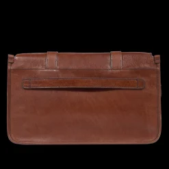 Cartella in pelle con tracolla