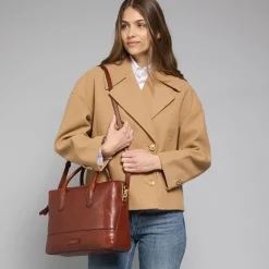 Cartella in pelle donna porta pc