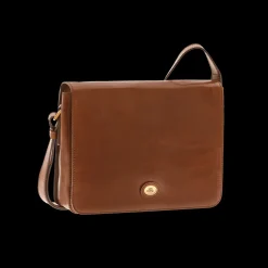 Cartella in pelle uomo con tracolla