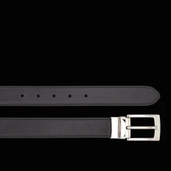 Cintura in pelle uomo reversibile nero/marrone