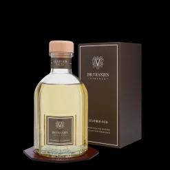 Limited Edition fragranza ambiente Leather Oud (500 ml) con disco in pelle