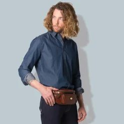 Marsupio uomo pelle