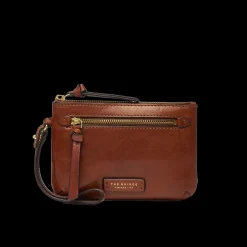Pochette in pelle donna
