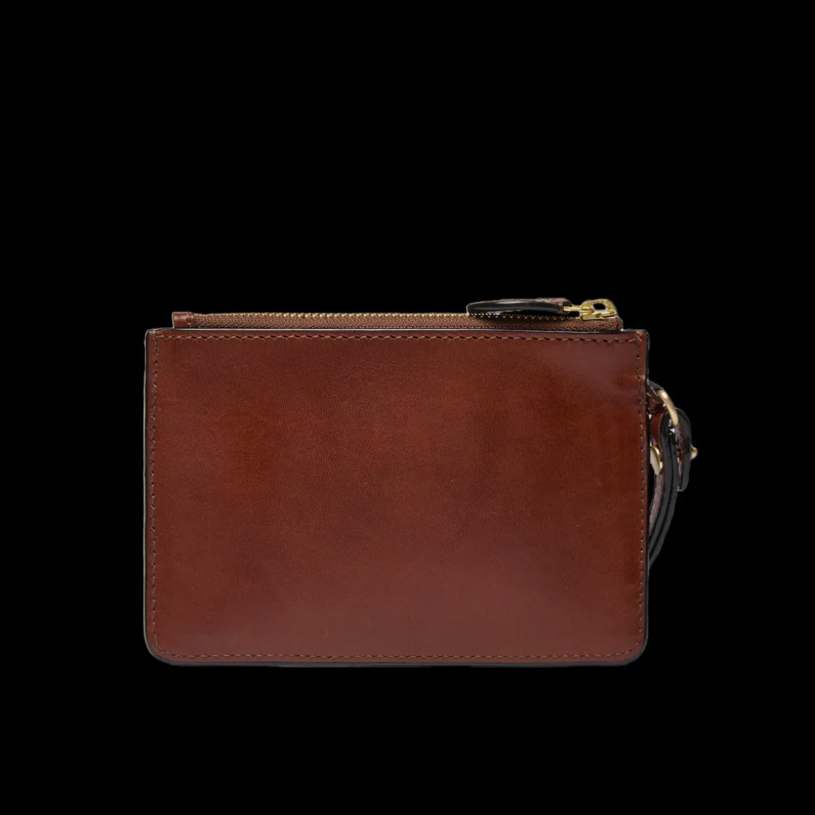Pochette in pelle donna con zip