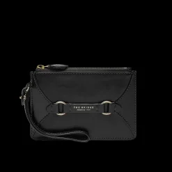 Pochette in pelle donna con zip