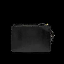 Pochette in pelle donna con zip
