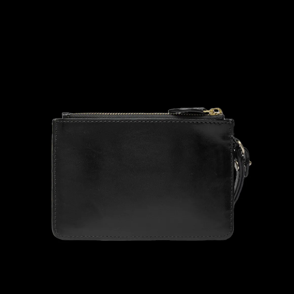Pochette in pelle donna con zip
