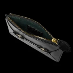 Pochette in pelle donna con zip