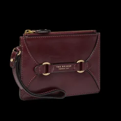 Pochette in pelle donna con zip