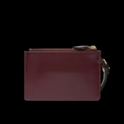 Pochette in pelle donna con zip