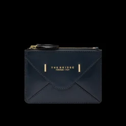 Portacarte in pelle compatto con zip
