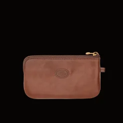 Portachiavi in pelle con zip