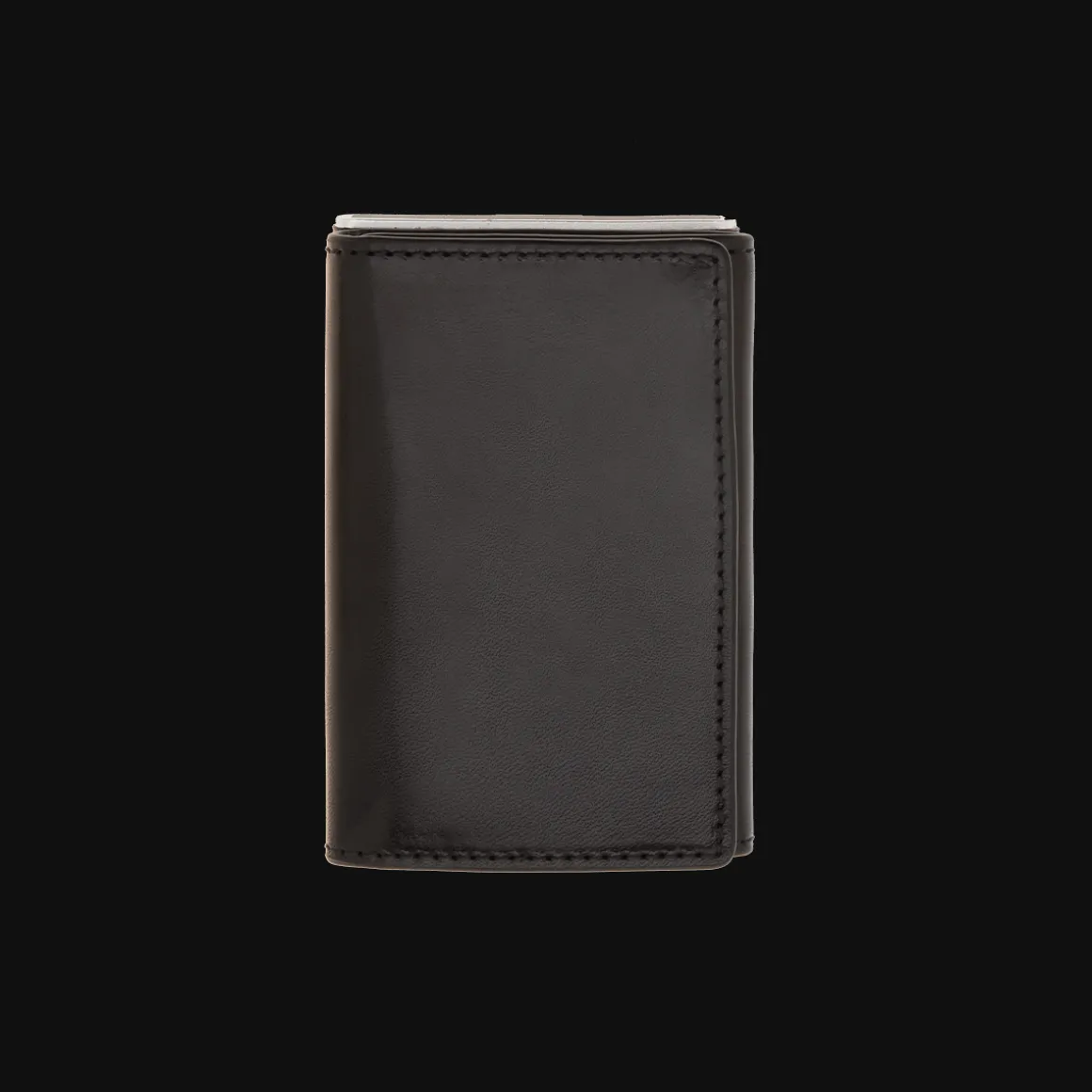 Portcarte in pelle a scatto con protezione rfid