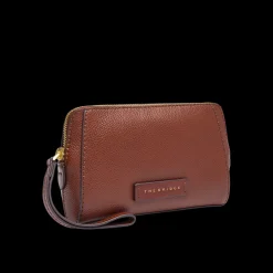 Pouch in pelle da polso con zip small size