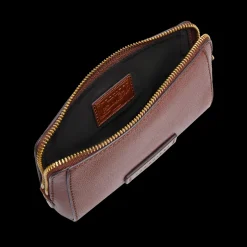 Pouch in pelle da polso con zip small size