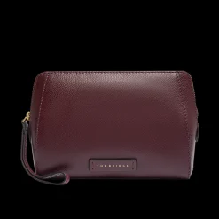 Pouch in pelle da polso con zip medium size