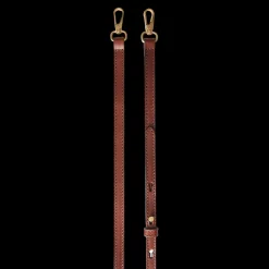 Tracolla in pelle regolabile
