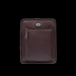 Tracolla in pelle uomo
