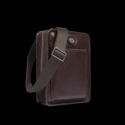 Tracolla in pelle uomo