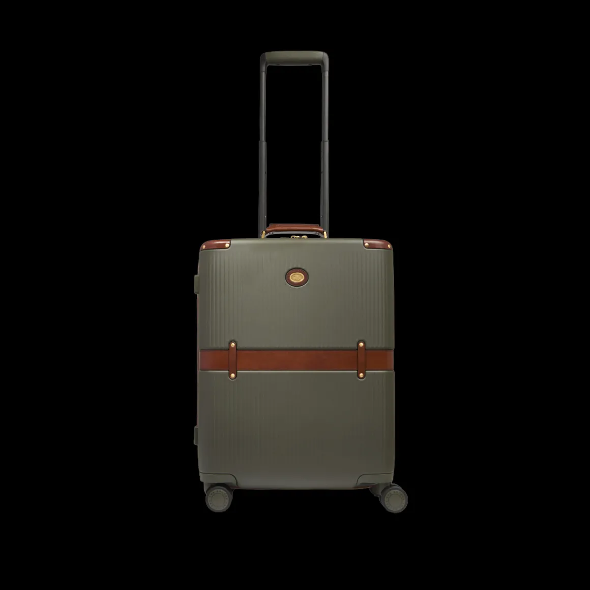 Trolley in pelle e policarbonato cabin